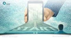 Phone turning into a start line