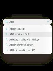 ATR Certificate Search